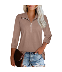 Damska Bluza Sweter Golf z...