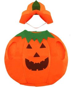 CHUANGOU Halloween Kostium Dyni dla Dzieci 100 - 150 cm