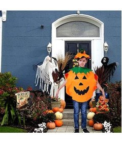 CHUANGOU Halloween Kostium Dyni dla Dzieci 100 - 150 cm
