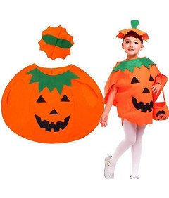 CHUANGOU Halloween Kostium Dyni dla Dzieci 100 - 150 cm