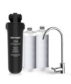 Filtr Wody Vortopt Pod Zlew z Certyfikatem NSF 19 000 Galonów Z Kranem