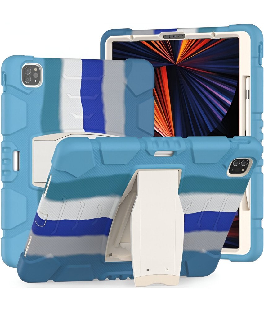 Etui Ochronne do iPad Pro 11 2021/20 Pancerne Podstawka Niebieskie