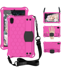 Etui Ochronne do iPad Mini 6 Silikonowe Uchwyt Pasek Różowe