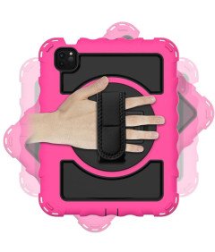 Etui do iPad Pro 11" z Podstawką i Paskiem na Ramię Różowe