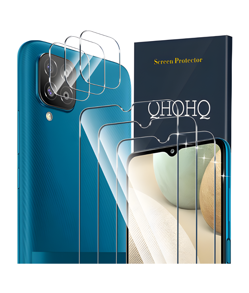 Szkło Hartowane Ochronne do Samsung Galaxy A12 Osłowa Obiektywu 3 szt