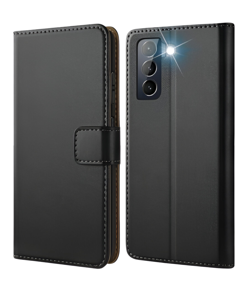 Etui Ochronne do Samsung Galaxy S21 Plus Klapka Skóra Portfel Czarne