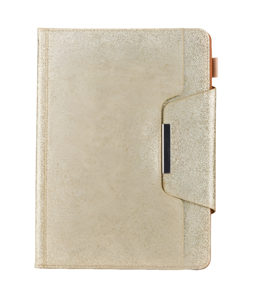 Etui Ochronne do iPad 10.2" 2021/20/19 Klapka Brokatowe Stojak Złote