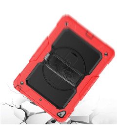 Etui do iPad Air 3/Pro 10.5" z Podstawką i Paskiem na Ramię Czerwone