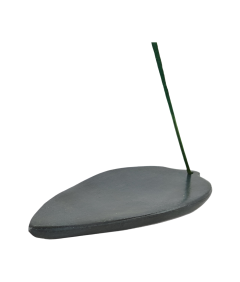 Uchwyt na Kadzidełko Kamienna Podstawka w Kształcie Liścia 13 cm 4 szt