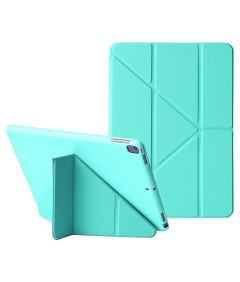 Etui Ochronne do iPad 11 2021 Klapka Origami Silikonowe Turkusowe