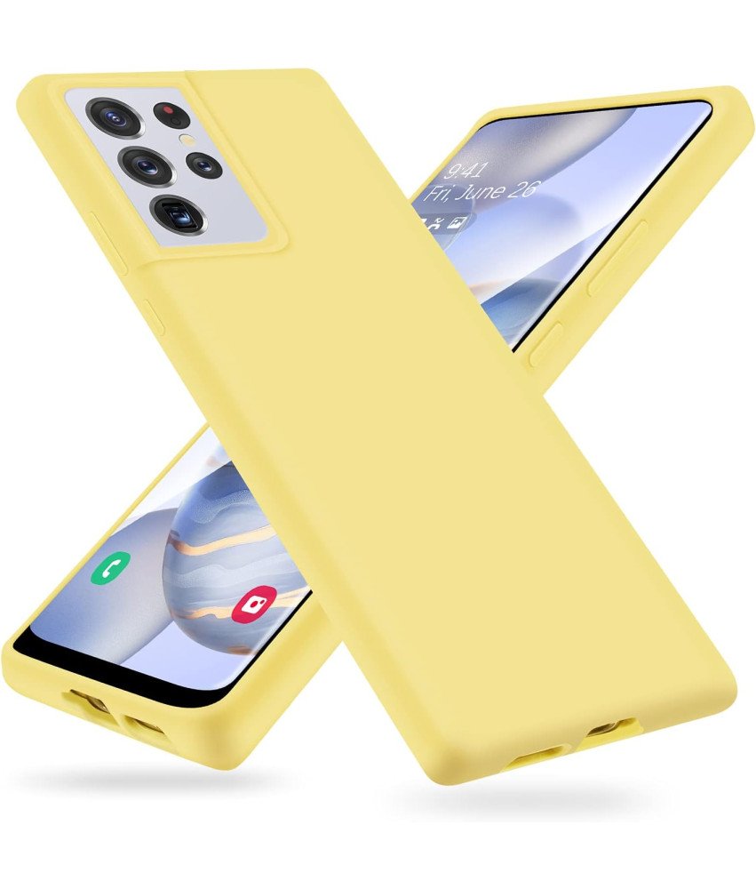 Etui do Samsung Galaxy S21 Ultra Wodoodporne Żółte