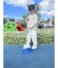 Miotła do Sprzątania Mała dla Dzieci Plastikowa Regulowana 81-57 cm