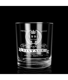 Szklanka do Whisky na 31 Urodziny w Drewnianym Pudełku 340 ml