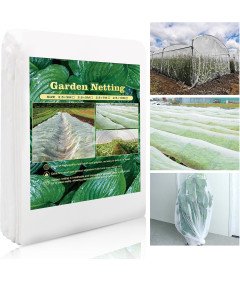 SESAMIS Siatka Ochronna do Roślin Ochrona Przed Owadami 2,5 x 10 m