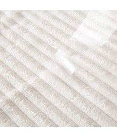 MIULEE Koc Dwustronna Flanela 125 cm x 150 cm Miękki Aksamitny Biały