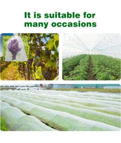 SESAMIS Siatka Ochronna do Roślin Ochrona Przed Owadami 2,5 x 10 m