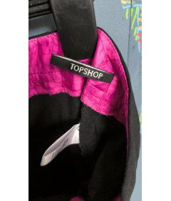 TOPSHOP Damskie Spodnie Wygodne Luźne i Stylowe Czarne Rozmiar 38