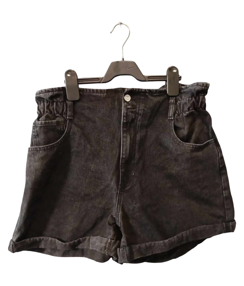 MNG Spodnie Krótkie Damskie Wygodne Stylowe Czarne XXL