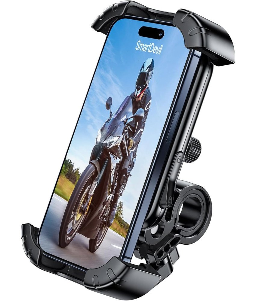 Uchwyt na Telefon Rowerowy Uniwersalny  4,7" - 6,8" Regulowany 360° Czarny