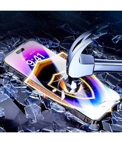 Szkło Hartowane Folia Ochronna do iPhone 14 Pro Max Zestaw 3 Sztuki