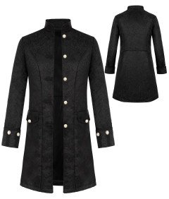 Strój Kostium Męski Frak Surdut Przebranie Arystokrata Pirat Halloween XXL