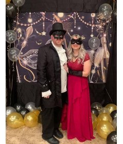 Strój Kostium Męski Frak Surdut Przebranie Arystokrata Pirat Halloween XXL