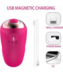 Stymulator Łechtaczki Wibrator Punktu G Zabawka Erotyczna 10 Trybów Różowy