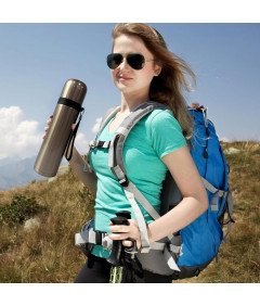 Termos Bidon Kubek Termiczny Szczelny Stal Nierdzewna Złoty 500 ml