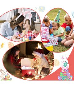 Prezent Wielkanocny Zestaw DIY z Lampką Nocną Malowanie Dla Dzieci 3–14 lat