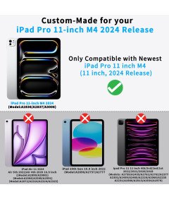 Etui do iPada Pro 11" 5 Generacji Auto Wake/Sleep Miejsce na Rysik Czarne