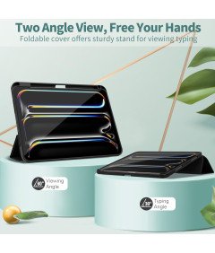 Etui do iPada Pro 11" 5 Generacji Auto Wake/Sleep Miejsce na Rysik Czarne