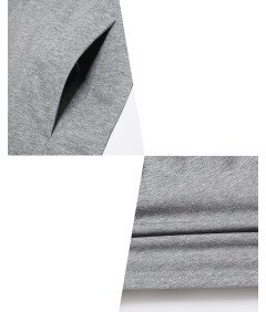 MaaMgic Damskie Krótkie Spodenki Dresowe Szare L