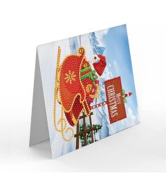 Kartki Świąteczne DIY Do Dekoracji Diamentami na Boże Narodzenie 12 Sztuk