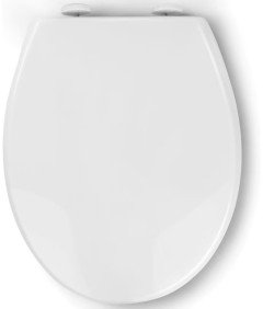Pipishell Deska Sedesowa Wolnoopadająca Łatwe Czyszczenie 44x37 cm Biała