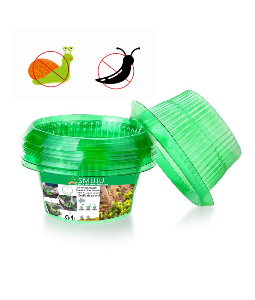 Kołnierz Ślimakowy Płot Ochronny Na Rośliny Przed Ślimakami 20 Sztuk Ø 24cm