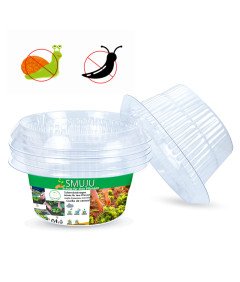 Kołnierz Ślimakowy Płot Ochronny Na Rośliny Przed Ślimakami 20 Sztuk Ø 24cm