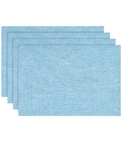 Artoid Mode Podkładki Stołowe Zestaw 4 Sztuki Dekoracyjne 30x45 cm Błękitne