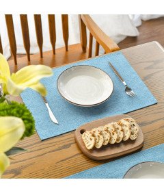 Artoid Mode Podkładki Stołowe Zestaw 4 Sztuki Dekoracyjne 30x45 cm Błękitne