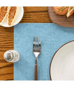 Artoid Mode Podkładki Stołowe Zestaw 4 Sztuki Dekoracyjne 30x45 cm Błękitne