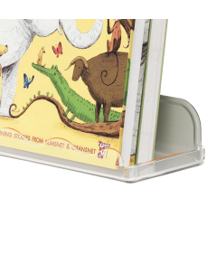 Półka Ścienna Regał na Ksiażki dla Dzieci Akryl 8 szt 38,1x8,6x4,5 cm