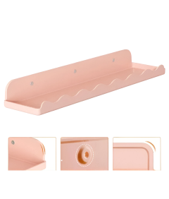 Półka Ścienna Regał na Ksiażki dla Dzieci Akryl 8 szt 38,1x8,6x4,5 cm