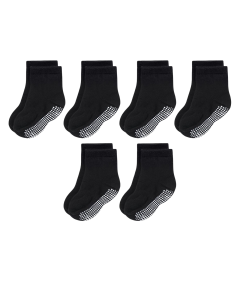 Skarpetki Antypoślizgowe dla Niemowląt 1-6 Miesięcy Bawełniane 6 Par