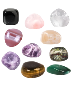 Kamienie Surowe Naturalne Minerały Czakry Energetyczne Prezent 10 szt