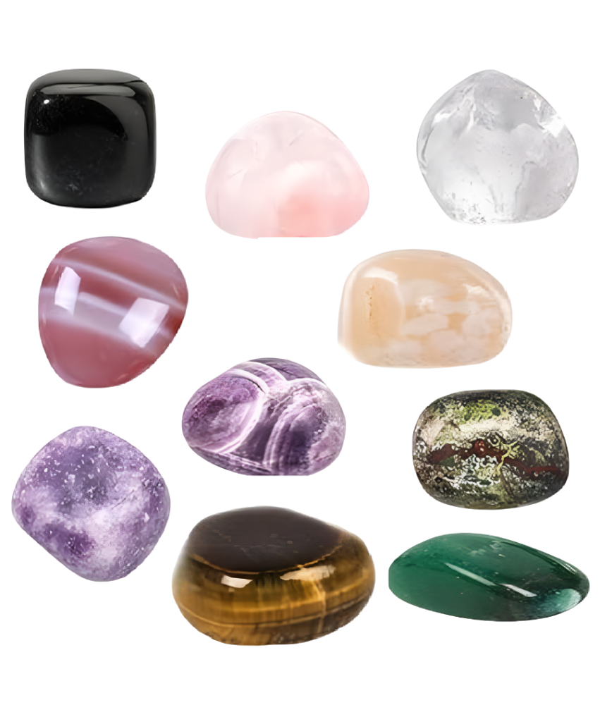 Kamienie Surowe Naturalne Minerały Czakry Energetyczne Prezent 10 szt