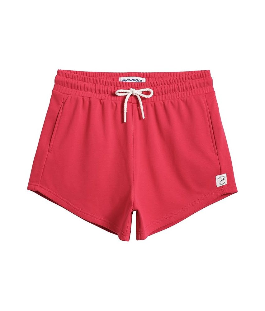 MaaMgic Ženske kratke športne hlače Red L