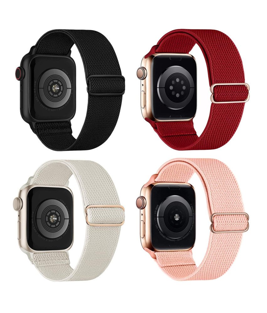 Pasek do Apple Watch SE Ultra 2/1 38-42 mm Regulowany 115-240 mm 4 szt