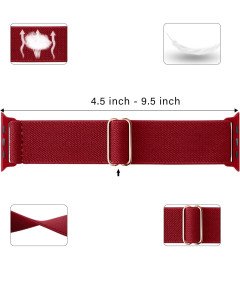 Pasek do Apple Watch SE Ultra 2/1 38-42 mm Regulowany 115-240 mm 4 szt