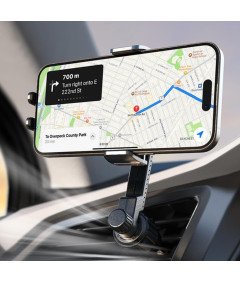 Uchwyt Samochodowy na Telefon 4-7 Cali Kratka Nawigacja Obrotowy 360