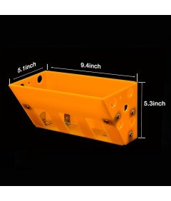 GuineaLoft Karmnik Dla Gryzoni i Królików Świnki Morskie Żółty 24x13x cm