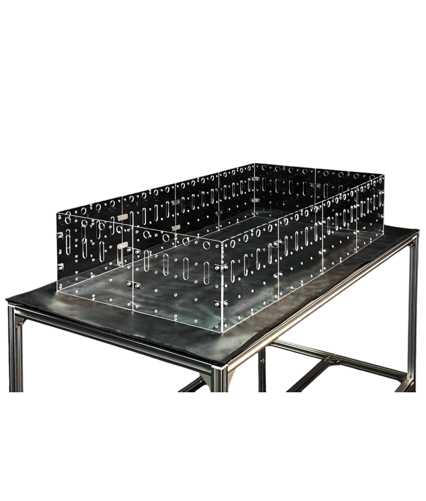 GuineaLoft Mata pod Klatkę dla Zwierząt Wodoodporna Suwak Czarna 152x76 cm